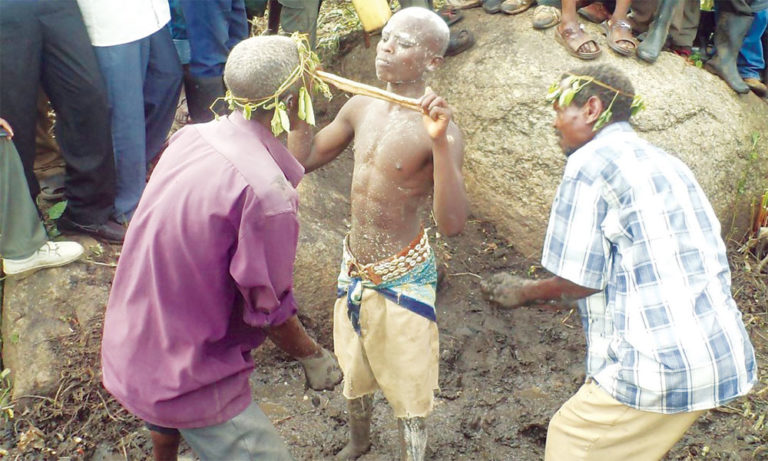 Imbalu [Traditional male circumcision]: Testing the metal 