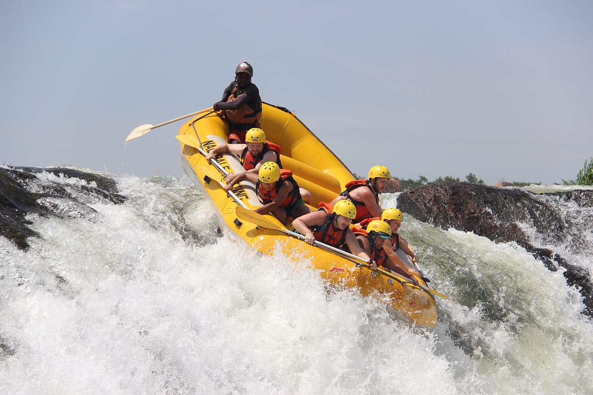 white-water rafting